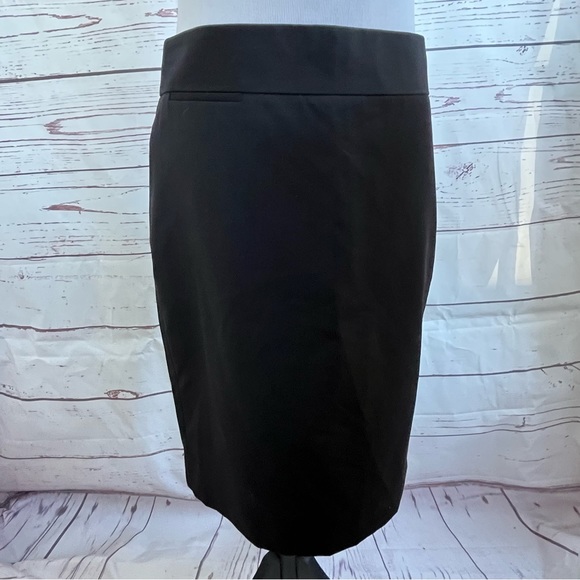 J. Crew black wool pencil skirt size 2 - Picture 3 of 5